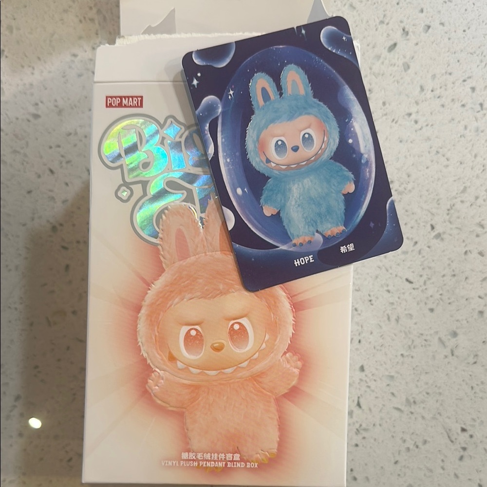 Labubu hope big into energy sealed bag open box BIE popmart